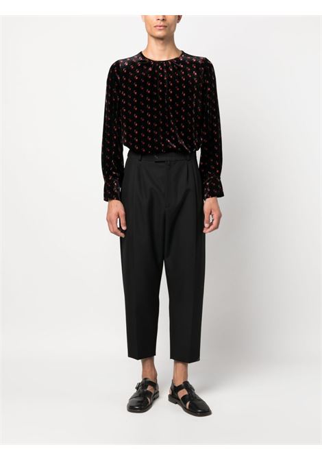 blusa in velluto PIERRE LOUIS MASCIA | Camicia | KANPUR/CML11947981